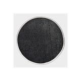 Crea Decolux Vena 8016 Antrasit Daire Özel Kaymaz Tabanlı Pamuk Dokuma Kilim, Antrasit, 100 x 100