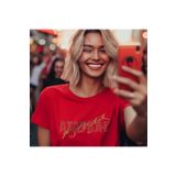 Crea Eymer Wear Atatürk Bronz Taş Baskılı Pamuk Bisiklet Yaka Tişört Siyah - Beyaz - Kırmızı