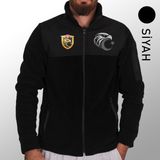 Crea Eymer Wear Türk Kartalları Softshell Polar Mont Siyah Tüylenme Yapmaz Casual Stil