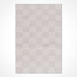 Crea Halı Epsilon Bej Dama Leke Tutmaz Sisal Halı Ep008 - 200x290 Beyaz