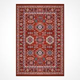 Crea Halı Kutay Kırmızı Etnik Desen Halı Ky01 - 200x290