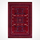 Crea Halı Sahra Bordo Etnik Desen Halı Sn03 - 200x290