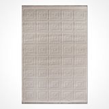 Crea Halı Zara Bej Geometrik Halı Zt05 - 200x290