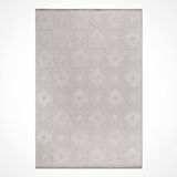 Crea Halı Zara Bej Geometrik Halı Zt06 - 200x290 Beyaz