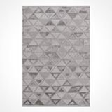 Crea Halı Zara Gri Geometrik Halı Zt01 - 200x290