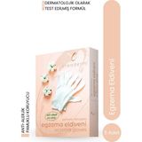 Creaderm 5 Adet Pamuklu Koruyucu Eldiven L Beden Beyaz Renk Ergonomik Tasarım ve Konforlu Kullanım