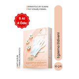 Creaderm Pamuklu Koruyucu Egzama ELDIVENI-%100 Pamuklu- Egzema Eldiveni- 10 Adet