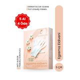 Creaderm Pamuklu Koruyucu Egzama Eldiveni- %100 Pamuklu-Egzema Eldiveni-5 Adet