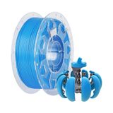 Creality CR-PLA Filament, 1,75 mm 3D Yazıcı Filamenti, 2,2 lb Makara, Geliştirilmiş Sertlik Deformasyon Yok, Boyutsal Doğruluk ± 0.03mm, FDM 3D Yazıcıya Uygun (Mavi