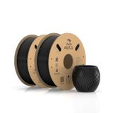 Creality Ender Fast PLA filament, 1,75 mm, 3D yazıcı filamenti, 300 mm/sn'ye kadar yüksek hız, geri dönüştürülebilir karton makara, 1 kg*2 (2,2 lb*2) kadar çoğu FDM 3D yazıcı için uygundur, siyah +
