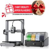 Creality Hi Combo 3D Yazıcı Gri Renk 2 kg Creality Hyper Pla Hediyeli FDM Baskı Teknolojisi