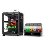 Creality K2 Se Combo 3D Yazıcı, Cfs ile Çok Renkli 3D Baskı, 500 Mm/s Yüksek Hızlı Baskı, Otomatik Tesviye, Titreşim Kontrolü, Doğrudan Tahrikli Ekstruder, Kurulum Alanı 220×215×245 mm