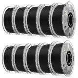 Creality Pla Filament, Hyper Pla Rfıd 3D Yazıcı Filamenti - Yüksek Hızlı 30-600 Mm/s, 10KG, (22 Lbs) Spool Cfs Desteği, K2 Plus Combo ve Çoğu 3D Yazıcıyla Uyumlu Siyah