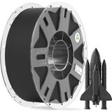 Creality Ppa-Cf 3D Yazıcı Filamenti 1 Kg, %15 Karbon Fiberli Yüksek Performanslı Naylon, Yırtılmaya Karşı Dayanıklı, Isıya Dayanıklı ve Bozulmasız, Siyah
