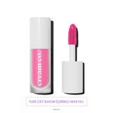 Cream Co. Allık Ruj Göz Farı Glow Tint Radiant Pink | Nemlendirici Makyaj | Pembe | Hyaluronik Asit Peptit