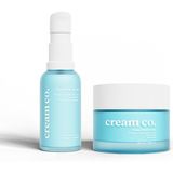 Cream Co. Bariyer Güçlendirici Su Bazlı Aydınlatıcı Nemlendirici Yüz Kremi Onarıcı Yatıştırıcı Ikili