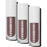 Cream Co. Likit Bronzer Glow Sculpt Eclipse, Kontür Nötr Koyu Kahve, Yüz Şekillendirici Nemlendirici Makyaj (3 paketi)