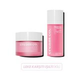Cream Co. Moisturizer Leke Karşıtı Nemlendirici Bakım Kremi 50 ML + Peptide Glow Aydınlatıcı ve Nemlendirici Yüz Spreyi 50 ML