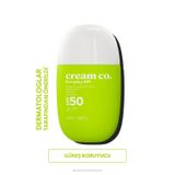 Cream Co. Niasinamid Hyalüronik Asit Peptit Seramid İçerikli Leke Karşıtı Aydınlatıcı ve Nemlendirici Güneş Kremi SPF50 40 ML