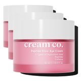 Cream Co. Peptide Glow Eye Cream, Nemlendirici Göz Kremi, 15 ml (3 paketi)