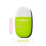 Cream Co. Peptit Niasinamid Hyalüronik Asit İçerikli Leke Karşıtı Ton Eşitleyici ve Aydınlatıcı Pink Güneş Kremi SPF50 40 ML