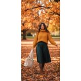 Cream Juicy Tote Kadın Peluş Omuz Çantası (40*30) - Krem
