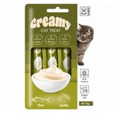Creamy Cat Treat Tuna&Scallop 4x15 gr Kedi Kreması