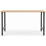 Crean Metal Ayaklı Çalışma Masası - 160CM - 60 cm / 160 cm - Atlantik Çam