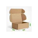 Creapack 8X8X4 cm 100 Adet Kilitli E-Ticaret Kutusu, Karton Kutu, Kargo Kutusu