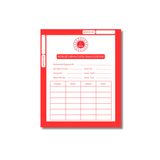 CREAPACK Ceza Dava ve Soruşturma Mahkeme Dosyası, 100 Adet Avukat Dava Dosyası/ Kırmızı Beyaz 1. Kalite