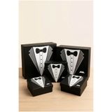 CREAPACK Damat Kolisi, Damat Hediye Kutusu, 5 li Set, Damat Bohçası, Damat Baskılı 5 Boy Kutu