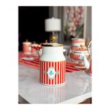 CREARTHOME Bellisima Emaye Otantik Bakraç 2 Lt Kuş Desen