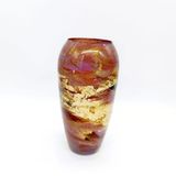 Crearthome Italyan Pembe--Gold Dekoratif Kucuk Vazo 14X26 Cm Kermanhome1