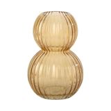 Crearthome Sarı Su Kabağı Dekoratif Cam Vazo 14,5 14,5 22,5 Cm Ak.jk0014