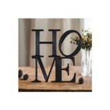 Create Handle Home Yazısı Dekoratif Ev Aksesuarı-Duvara Monte & Masa Üstü | 20X20 Cm, Şık Ve Modern Tasarım
