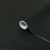 Createfol Yapışkanlı Folyo Mutfak Dolap ve Mobilya Kaplama Folyosu Istedğiniz Ölçüde 122X 2 Metre - 122 x 200 cm - Mat Siyah