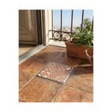 Creatick Design Dekoratif Doğal Taş Banyo Gider Kapağı Koku ve Böcek Önleyici Süzgeç Süsü Dekoratif Gider Taşı (10x10 cm)