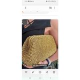 Creatif La Femme Dore Burslu Clutch Portföy Çanta - 25 - Altın - Altın