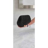 Creatif La Femme Loresima Burslu Clutch Çanta Siyah - 25cm