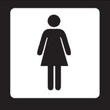 CreaTiket 1171 Kadın Wc Etiketi