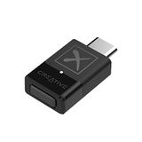 Creative BT-W3X akıllı Bluetooth 5.3 ses vericisi, aptX HD, yüksek çözünürlüklü 24-bit / 48 kHz ses, cihaz değiştirme fonksiyonu, PC/Mac/oyun konsolları ile çalışır