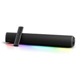 Creative Sound Blaster GS5 RGB Oyun Soundbar, SuperWide Teknolojili, Adaptörle Güç, 60W'a Kadar En Yüksek Güç, Bluetooth 5.4, Optik Giriş, Kulaklık Çıkış Bağlantı Noktası, PC ve TV için