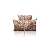 Creativehome Sena Kahve Somon Kadife Dekoratif Yastık Kırlent Kılıfı, Çiftli, 2’li 45x45 Ve 30x60 Cm