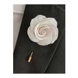 CREATİVESHOP Gül Damat Yaka İğnesi, Damat Yaka Çiçeği, Düğün Aksesuarları, Yaka İğnesi