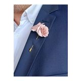 CREATİVESHOP Gül Sağdıç Damat Yaka İğnesi, Damat Yaka Çiçeği, Düğün Aksesuarları, Yaka İğnesi