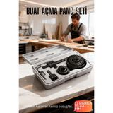 Creatividad Solutions 11 Parça Profesyonel Panç Buat Açma Seti - Ahşap ve Alçıpan Delme Testere Seti (19-64 Mm) 722608