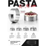 Creatividad Solutions 16-30 cm Ayarlanabilir Endüstriyel Paslanmaz Çelik Yuvarlak Pasta Kek Çemberi Inox Kelepçeli Kalıp 723427