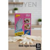 Creatividad Solutions 6'lı Kutulu Latex Eldiven Hijyenik, Esnek ve Çok Amaçlı Kullanım Için 722247