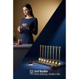Creatividad Solutions 8'li Lüks Gold Zamak Ölçü ve Baharat Kaşığı Seti - Özel Tasarım 722902