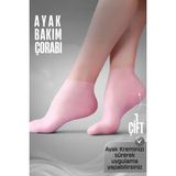 Creatividad Solutions Ayak Bakım Çorabı Silikon Ayak Krem Uygulama Koruyucu Çorap 721585